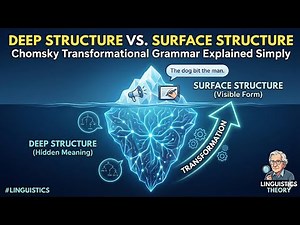 Deep Structure vs Surface Structure | Chomsky Transformational Grammar Explained Simply #linguistics