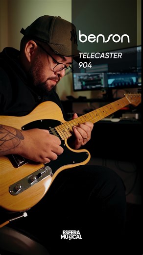 Esfera Musical Araraquara on Instagram: "Benson Telecaster 904 Hardy – Natural @bensoninstrumentos + @oafonso.cruz Telecaster clássica com visual natural e construção sólida, a Benson 904 Hardy entrega timbre definido, pegada confortável e muita versatilidade. Um instrumento honesto, bem construído e pronto tanto para palco quanto estúdio. Acompanha bag luxo. ⸻ Especificações: •⁠ ⁠Modelo: Benson Telecaster 904 Hardy •⁠ ⁠Cor: Natural •⁠ ⁠Construção: Solid body •⁠ ⁠Acabamento: Natural brilhante Co