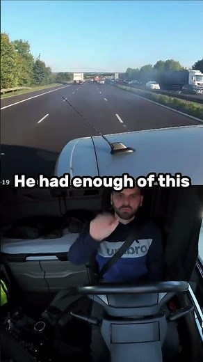 This Truck Driver Had Enough Of This... #trucker #truck #truckdriver #road