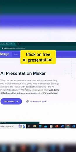 AI-Powered Presentation Maker | Create Stunning Slides with SlidesGo.ai | #shorts #youtubeshorts