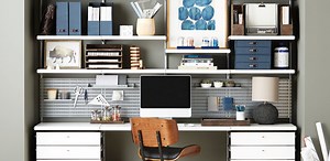 Office Shelving &  Custom Desk Ideas - Ideas for Desks &  Home Offices