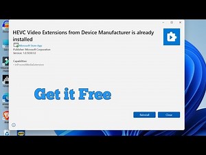 HEVC Video Extensions | How to install HEVC video extension on Windows | Hevc Code Missing Solution