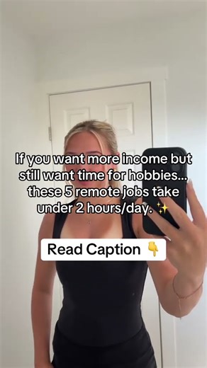 easy remote jobs for girls ✨