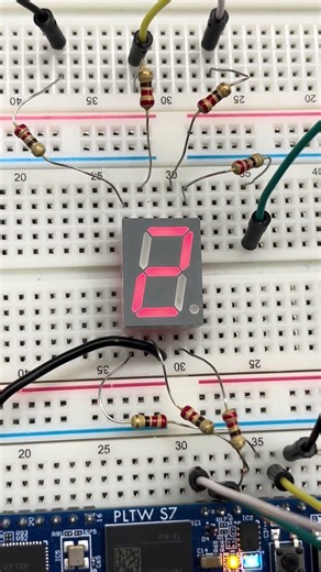 Hex Display Counter #fpv #arduino #industrialelectrician #arduinoproject #diy #stem #stemlearning