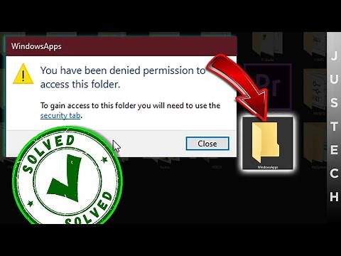 Fix : You Have Been Denied Permission To Access This Folder - Windows 10, 8, 7
