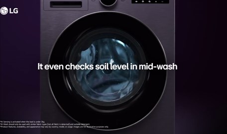 AI Wash for easy laundry LG