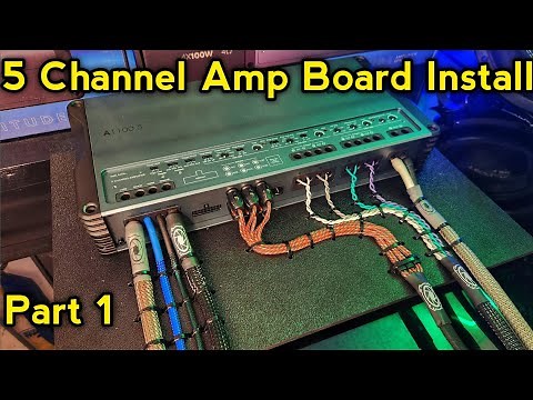 How To Install Speakers TO A 5 Channel AMPLIFIER