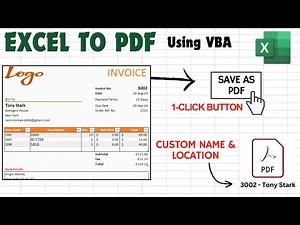 Excel VBA - 1 Click Button to Convert to PDF with Custom Name & Location