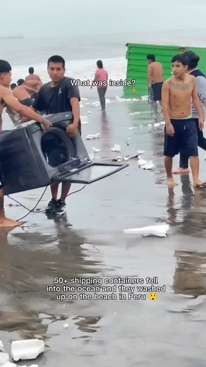 12K views · 42 reactions | It's shocking how many shipping containers get lost at sea each year. | Help the earth | Facebook