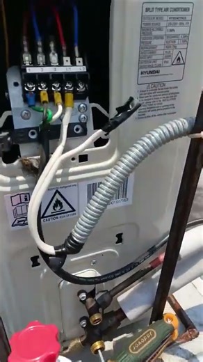 Ac Outdoor Unit Gas recharge and capacitor change