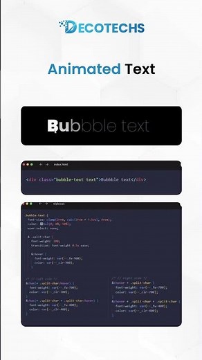 Animated Text ✨💻 | Creative CSS Text Animation