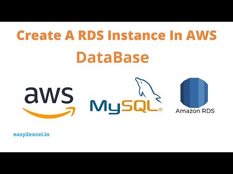 AWS RDS | How to create a RDS instance in AWS | AWS RDS MySQL database setup