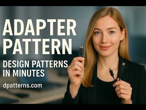 Adapter Design Pattern Explained in Minutes | dpatterns.com