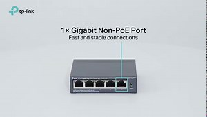 TL-SG105PE 5-Port Gigabit Easy Smart Switch with 4-Port PoE+ Easy to...