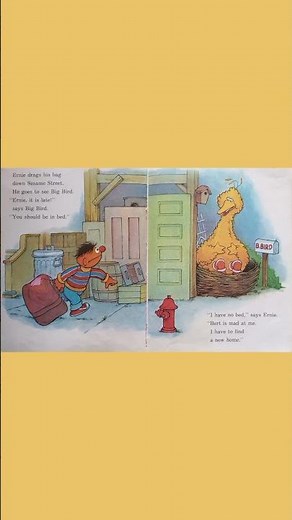 Vintage Sesame Street Book With Bert And Ernie!📚🙂