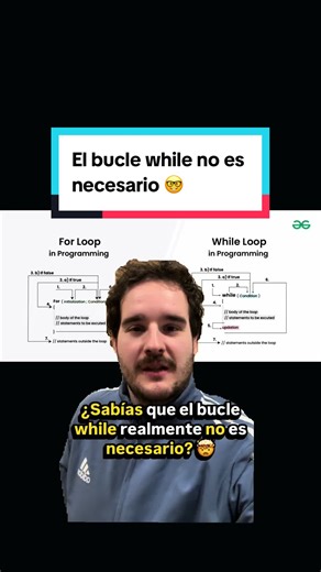 Solo tengo dos certezas en la vida que el bucle while no es necesario y que estreno nueva sudadera 🥳 #dev #code #python #javascript #java