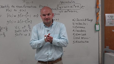 Identify the transformations from fx to gx exponential functions
