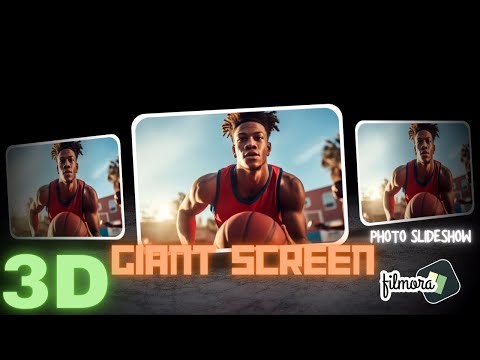 3D Giant Screen Photo Slideshow in Filmora 14 | Filmora Wondershare