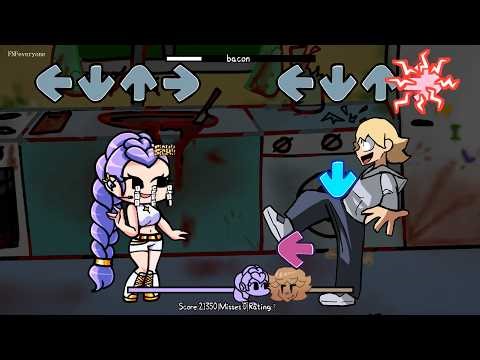 [SWAP] fnf bacon but all 67 Meme Vs Rumi KPop Demon Hunters - Friday Night Funkin' (67 x 61 remix)