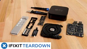 Apple TV 4K Very Easy to Repair but Siri Remote Battery Difficult to Replace, Teardown Shows