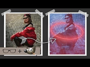 GIMP Photo Effects Tutorial on How To Create a Neon Glow and Make It Rain!
