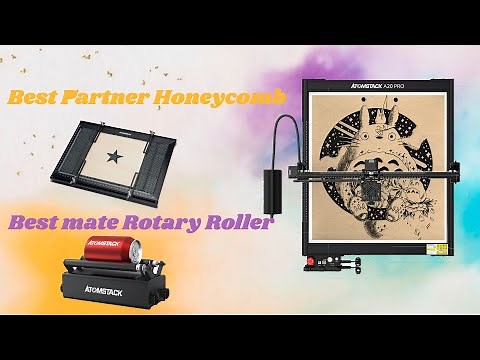 Atomstack A20 PRO Quad laser engraving test