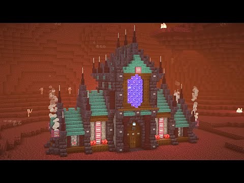 Minecraft Tutorial - How to Build a Nether House #26