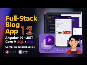 Blog App with Angular 19 & ASP.NET Core 9 | Full-Stack Project with MSSQL (Part 12)