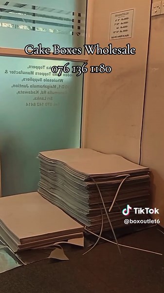 Cake Boxes Wholesale for Home Bakers and Shops