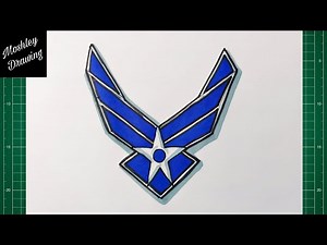 How to Draw The U.S Air Force Logo