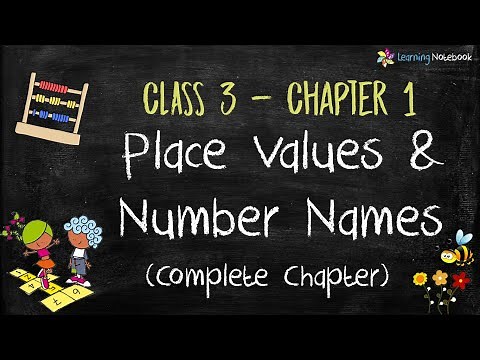 Class 3 Maths Chapter 1 Place Values and Number Names (Number System)