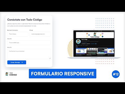¡CREA UN FORMULARIO RESPONSIVE CON HTML Y CSS EN MENOS DE 8 MINUTOS!