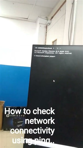 This video, I’ll show you how to check continuous network connectivity using the ping -t command .