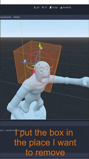 Godot how to use CSG mesh to edit 3D models