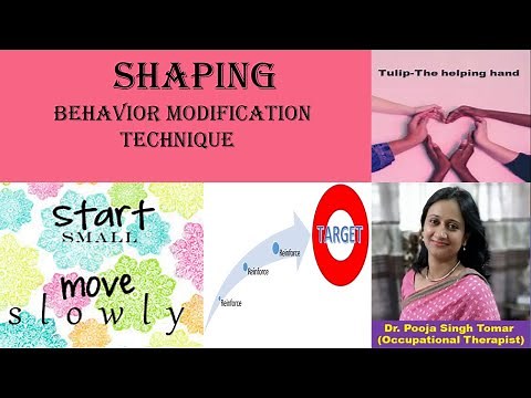 Shaping- Behavior Modification technique||behavior therapy