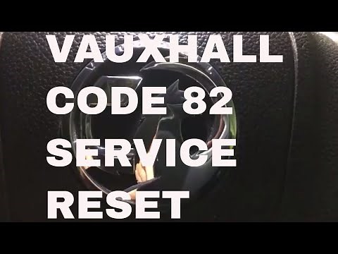 Vauxhall Code 82 Service Reset Spanner Symbol Dash Oil Percentage Reset With Stalk Button