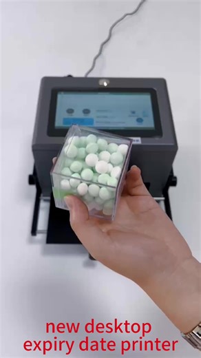Inkjet Batch Number Expiry Date MFG Date Printer Mini Desktop Manual Date Printing Machine for Small Business