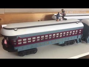 Polar Express Observation and passenger cars with Kinder figures /LED mods review #8🎄