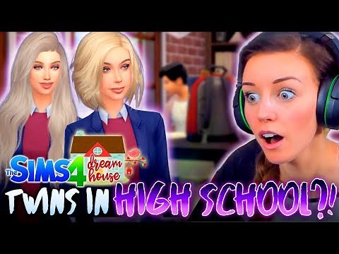 🏫TWINS TRY OUT THE GO TO SCHOOL DLC!🎒 (The Sims 4 #44! 🏡)