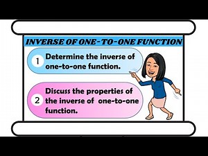 Inverse of One-to-one Functions