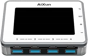 AiXun Intelligent Multi-Channel Fast Charger 8 Ports USB Charging Station Hub