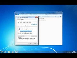 Windows 7 - Obtain an IP Address