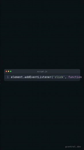Learn addEventListener in 30s