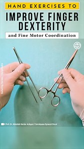 3.1K views · 2.5K reactions | Hand exercise to Improve Finger Dexterity and Fine Motor Coordination Try these quick and effective hand exercises to boost finger strength, coordination, and flexibility. Perfect for surgeons, musicians, gamers, or anyone wanting better hand control #medical #training #surgeon #excersise #medicina | SurgMedia | Facebook