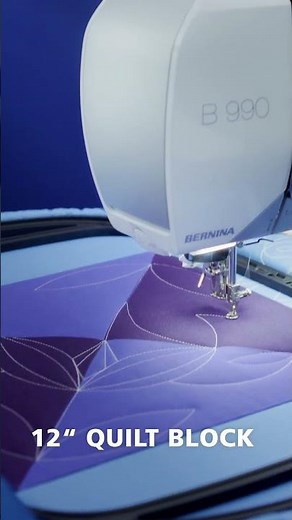 The power of quilting with the new BERNINA 990