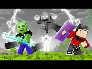 We *SUMMONED* the WITHER BOSS in Our CURSED Minecraft World! (Realms SMP S4: EP 15)