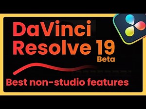 Best new FREE DaVinci Resolve 19 Features | Resolve News
