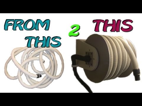 Homemade Vacuum Hose Reel