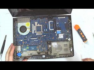 Alienware M14x R1 / R2 Disassembly / Fan cleaning
