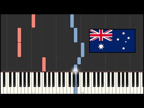Australia National Anthem - Advance Australia Fair (Piano Tutorial)